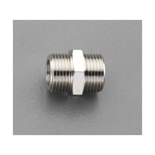 (LINEクーポン有)【個人宅配送不可】【即納在庫品】「直送」エスコ EA141CD-4 G　1／2xG　1／2　ニップル 真鍮製 EA141CD4【キャンセル不可】