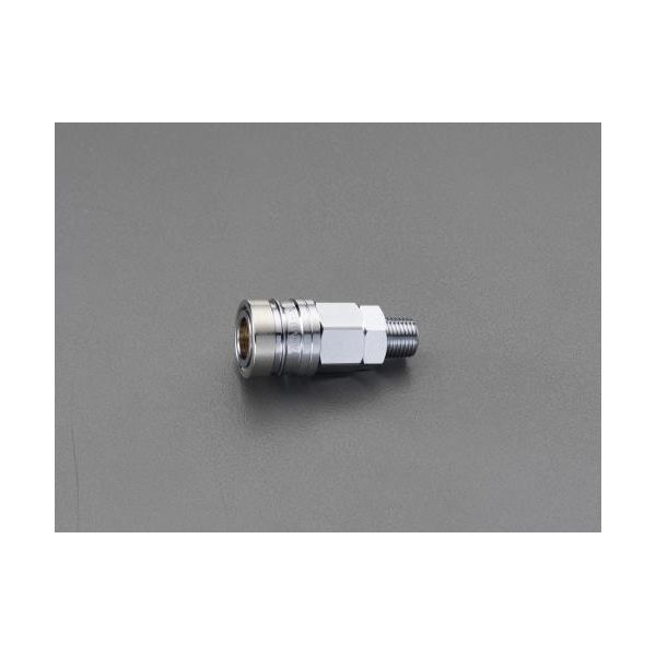 【即納在庫品】「直送」エスコ EA140DX-3 R　3／8　雄ねじソケット ワンプッシュ／ロックガード付 EA140DX3【キャンセル不可】