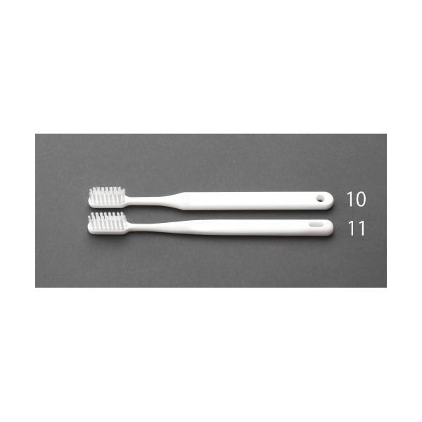 【即納在庫品】「直送」エスコ EA109DZ-11 10x25mm　歯ブラシ 10本 EA109DZ11【キャンセル不可】