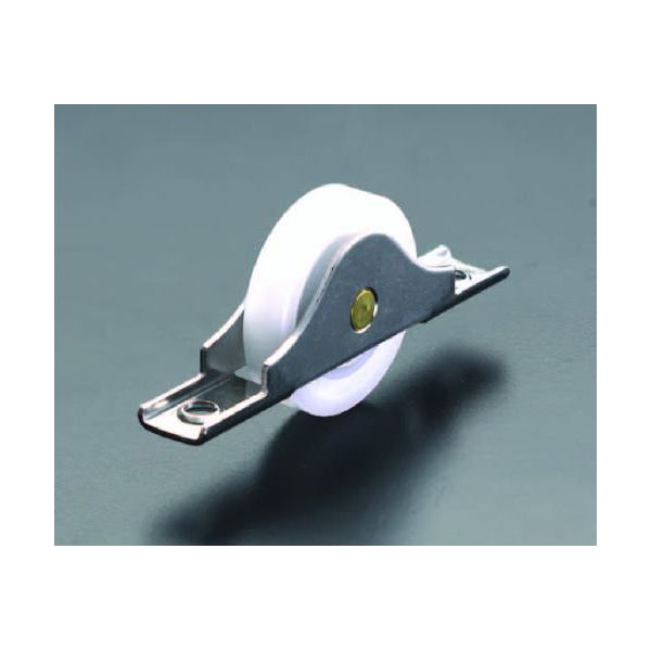 (LINEクーポン有)【個人宅配送不可】【即納在庫品】「直送」エスコ EA986R-5 40mmステンレス製戸車平レ..