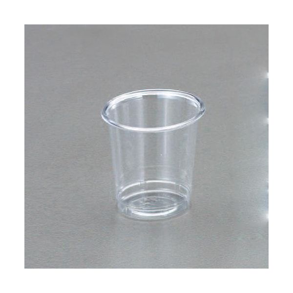 「直送」エスコ EA508AZ-21 52x　50mm／　60ml　コップ プラスティック製／100個 EA508AZ21