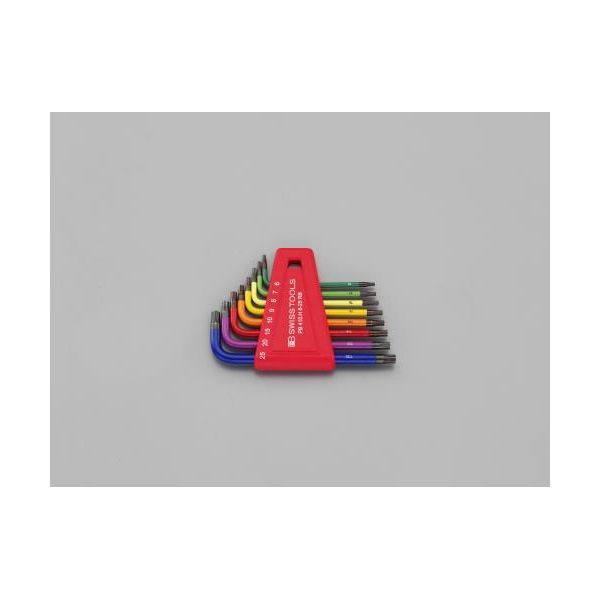 【即納在庫品】「直送」【個人宅配送不可】 エスコ EA573MC-100 直送 代引不可・他メーカー同梱不可 8本組 Torxキーレンチセット EA573MC1...