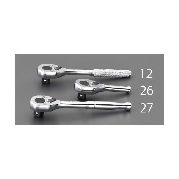 ●差込角…9.5mm　(3/8”sq)●ギア数…24歯●送り角…15°●全長…125mm●重量…104g●材質…クロムモリブデン鋼●左右切替式●ラチェット動作の軽さにこだわった、爪と本体でギアを支える高信頼構造（ソドーシステム）のラチェットです。類似商品はこちら エスコ EA618BA-4 直送 代引不可・5,795円 エスコ EA618BA-11 直送 代引不可8,151円 エスコ EA618BA-43 直送 代引不可8,151円エスコ EA618BA-28 3／8sq　ラチ5,489円 エスコ EA618BA-3 直送 代引不可・7,715円 エスコ EA618BA-10 直送 代引不可6,309円 エスコ EA618BA-2 直送 代引不可・5,654円 エスコ EA618EA 直送 代引不可・他メ32,796円エスコ EA618BU-27 3／8sq×275,215円 エスコ EA618DA-10 直送 代引不可23,338円 エスコ EA618CA-16 直送 代引不可5,613円 エスコ EA618RA-1 直送 代引不可・5,935円
