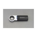 【即納在庫品】「直送」【個人宅配送不可】 エスコ EA756C-22A 直送 代引不可・他メーカー同梱不可 x 5.0/58mm ルーペ LEDライト付 EA7...