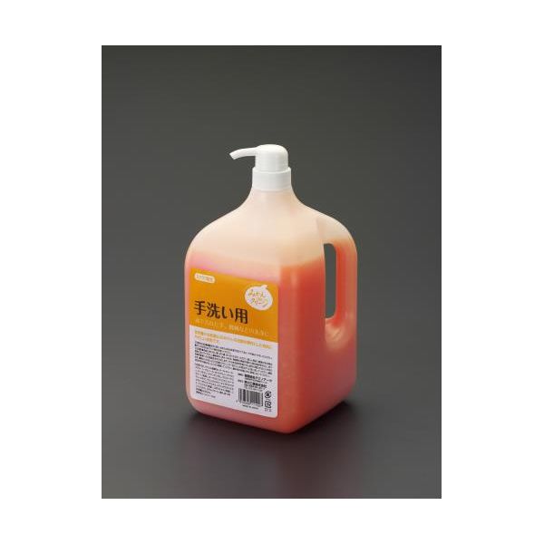 【個人宅配送不可】【即納在庫品】「直送」エスコ EA922HA-20 2．4L　ハンドソープ みかんdeクリーン EA922HA20【キャンセル不可】