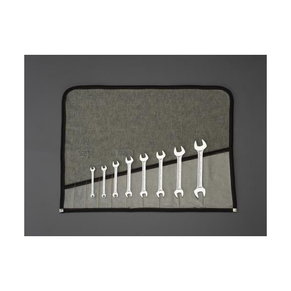 【即納在庫品】「直送」【個人宅配送不可】 エスコ EA615BC-80 直送 代引不可・他メーカー同梱不可 EA615BC−80 8本組 両口スパナ EA615BC80【キャンセル不可】