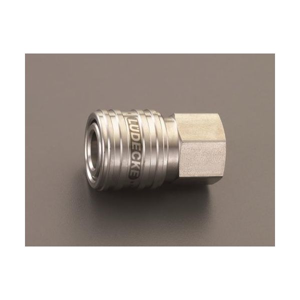 (LINEクーポン有)【即納在庫品】「直送」【個人宅配送不可】 エスコEA140GT-103 直送 代引不可 他メーカー同梱不可 G 3／8” 雌ねじカップリング ステンレス製／ワンプッシュ EA140GT103