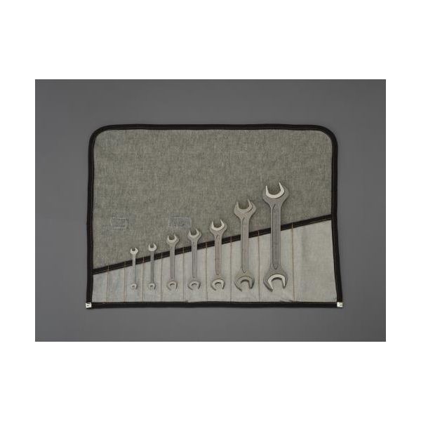 【即納在庫品】「直送」【個人宅配送不可】 エスコ EA615N 直送 代引不可・他メーカー同梱不可 EA615N 7本組 両口スパナ【強力型】【キャンセル不可】