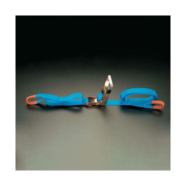 【即納在庫品】「直送」【個人宅配送不可】 エスコEA982AB-37 直送 代引不可・他メーカー同梱不可 50mmx8．0m／1250Kg ベルト荷締機 ラチェット式 EA982AB37