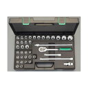 【即納在庫品】「直送」【個人宅配送不可】 エスコEA617DC-10 直送 代引不可・他メーカー同梱不可 1/2”DR ソケットレンチセット EA617DC10