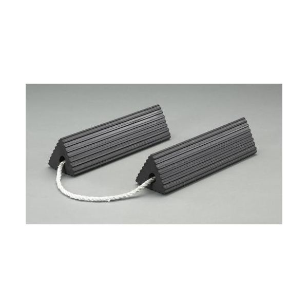 (LINEクーポン有)【即納在庫品】「直送」【個人宅配送不可】 エスコEA984SR-1 直送 代引不可・他メーカー同梱不可 254x127x110mm ホイールチョーク 2個組 EA984SR1