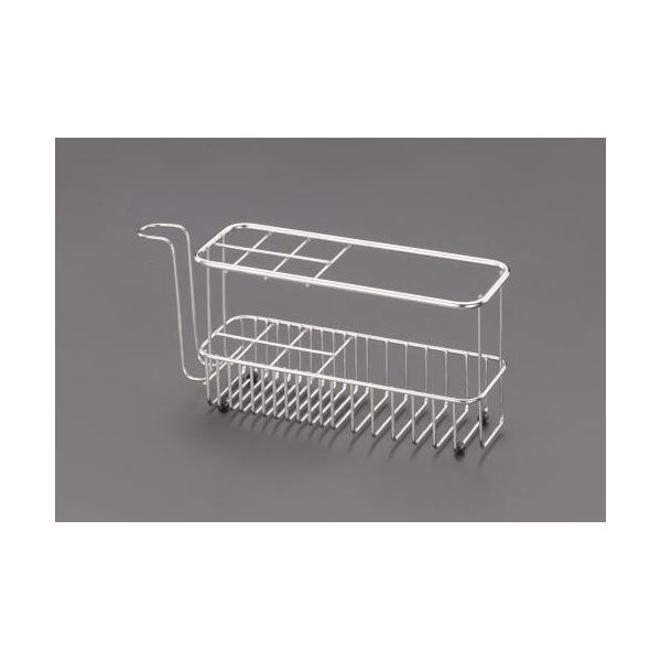 【即納在庫品】「直送」エスコ EA638LF-93 218x61mm 歯ブラシスタンド ステンレス製 EA638LF93