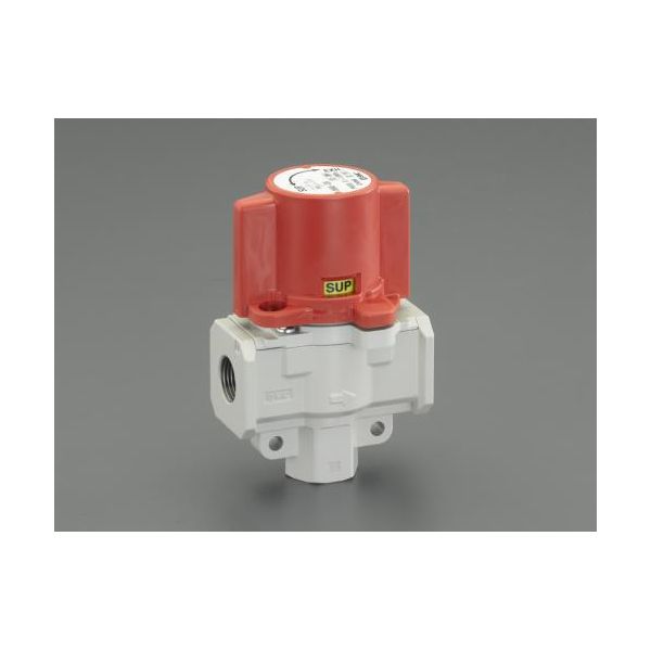 (LINEクーポン有)【個人宅配送不可】【即納在庫品】「直送」エスコ EA153SJ-42 Rc1／4” ハンドバルブ 3ポート／シングルアクション EA153SJ42