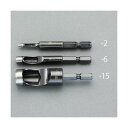 【即納在庫品】「直送」エスコ EA824DT-8 8mm 六角軸サークルポンチ EA824DT8