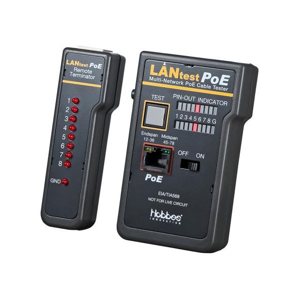 (LINEクーポン有)【即納在庫品】「直送」【個人宅配送不可】エスコ EA712AF-34 直送 代引不可・他メーカー同梱不可 LANケーブルテスター 親機・子機タイプ EA712AF34