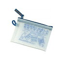 【即納在庫品】「直送」エスコ EA762CF-363 カード/ 85x120mm メッシュケース ブルー EA762CF363(4)