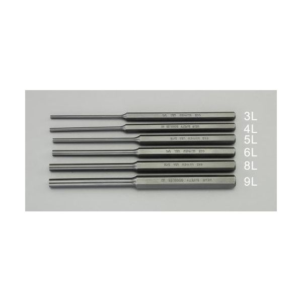 ●材質…クロムバナジウム鋼●先端部90mmのロングタイプです。●先端径…6.4mm●全長…203mm●ロックウェル硬さ…53〜57類似商品はこちらエスコ EA572MG-4L 4．0x203m2,283円エスコ EA572MG-5L 4．8x203m2,290円エスコ EA572MG-6 6．4x146mm2,432円エスコ EA572MG-14 6．0x203m2,416円エスコ EA572MG-8L 8．0x203m2,368円エスコ EA572MG-9L 9．5x203m2,368円エスコ EA572MG-3L 3．2x203m2,193円エスコ EA572MG-12 4．0x203m2,290円エスコ EA572MG-18 10 x203m3,159円エスコ EA572MG-19 12 x203m3,498円エスコ EA572MG-16 8．0x203m2,193円エスコ EA572MG-11 3．0x203m2,244円　