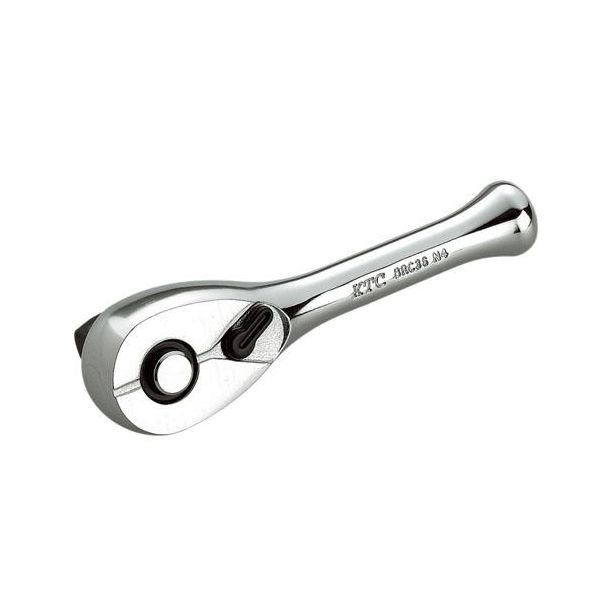 Ratchet Driver - (LINEクーポン有)【個人宅配送不可】【即納在庫品】「直送」エスコ EA618PA-1 3/8 sqx80mm ショートラチェットハンドル EA618PA1【キャンセル不可】