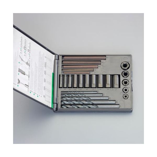 【即納在庫品】「直送」【個人宅配送不可】 エスコ EA584SA 直送 代引不可・他メーカー同梱不可 M5-M16スクリューエキストラクターセット EA-584SA【キャンセル不可】