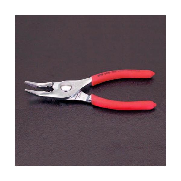 (LINEクーポン有)【個人宅配送不可】【即納在庫品】「直送」エスコ EA532AB-12 165mm曲スプリング付先細プライヤー EA532AB12【キャンセル不可】(4.0)