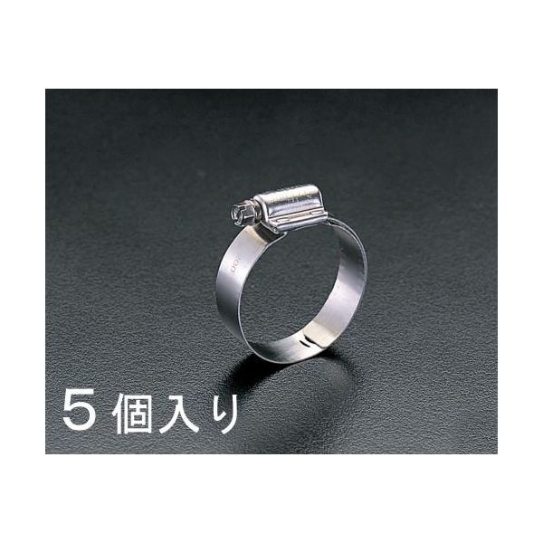 (LINEクーポン有)【個人宅配送不可】【即納在庫品】「直送」エスコ EA463CE-156 133-156mm強力型ステンレス製クランプ5個 EA463CE156【キャンセル不可】