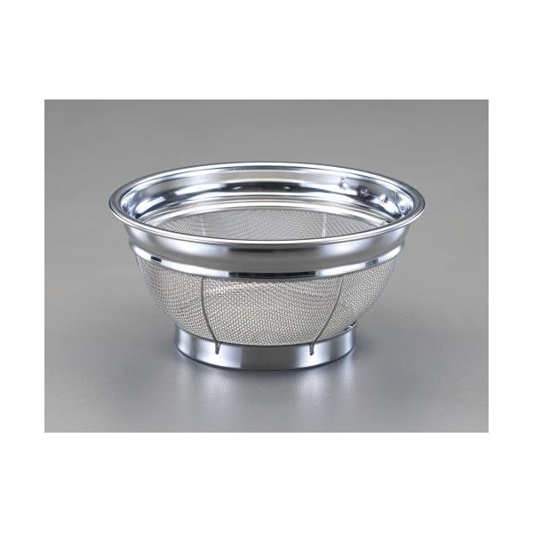 (LINEクーポン有)【個人宅配送不可】【即納在庫品】「直送」エスコ EA992CG-2 180x90mm ステンレス製 ざる ブルー EA992CG2【キャンセル不可】