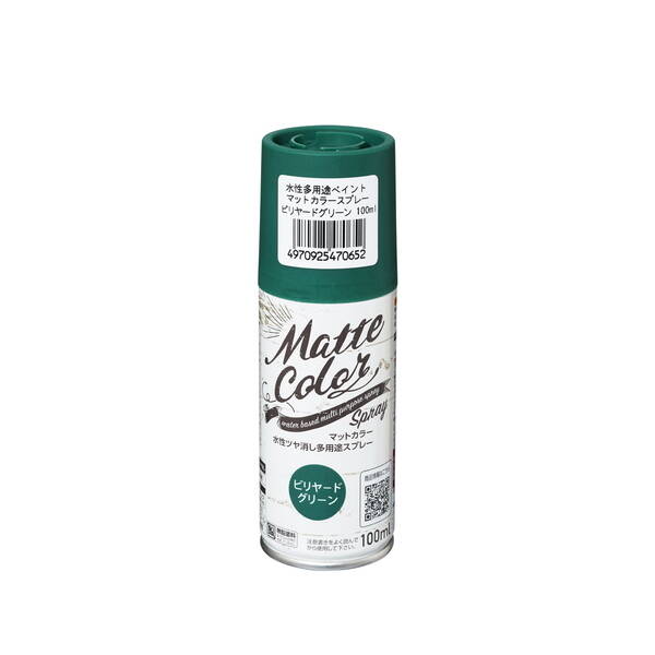アサヒペン 4970925470652 AP 水性多用途マットカラースプレー100ML BillGR 4970925470652