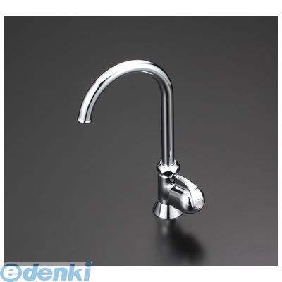 直送 代引不可・他メーカー同梱不可 KVK K16NDSSE 立自在水栓 節水チップ内蔵 立形自在水栓 単水栓 節水チップ内蔵型【キャンセル不可】