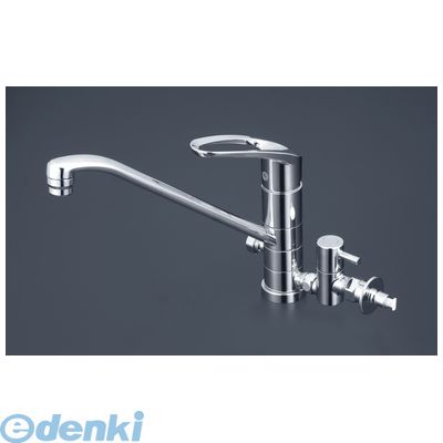 KVK KM5041TTU 流し台混合栓 止水栓付 流し台用シングルレバー式混合栓 シングルレバー混合栓 series 流し台用シングルレバー混合栓【キャンセル不可】