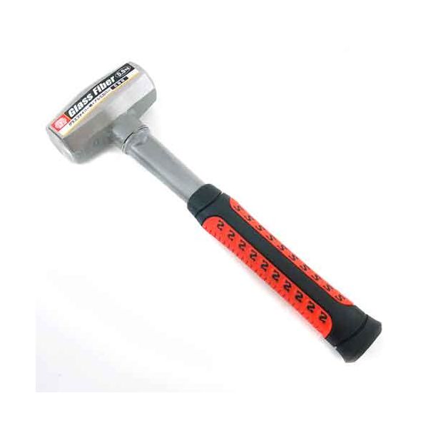 【12/5限定！抽選で最大100％ポイントバック】4977292133227 ファイバーグラス柄石頭槌 0.9KG 49772921..