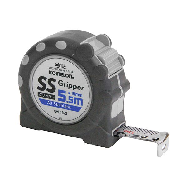 8803005327958 SSグリッパー ステンレス 19mm幅 5.5m コンベックス 藤原産業 SSグリッパーコンベ KOMELON 作業工具