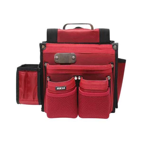 4977292140768 匠 仮枠大工釘袋 レッド 藤原産業 匠仮枠大工釘袋レッド 道具袋 工具差し 作業工具 腰袋..