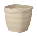 4903266726782 ヤマト フレグラースクエアポット 28ガタ IV アイボリー 大和プラスチック 大和プラ販 プランター 観葉植物 植木鉢 プラ鉢 バラ 深型