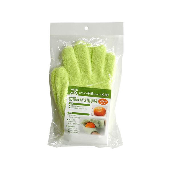 4933702101804 一色本店 柑橘みがき手袋 K88フリーサイズ 柑橘みがき用手袋 園芸用品 園芸手袋 園芸道..