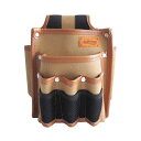 4934053013655 コヅチ レザー電工袋2段工具差付 KNT-13 男の道具袋 作業工具 ワークタイムシリーズ KOZUCHI