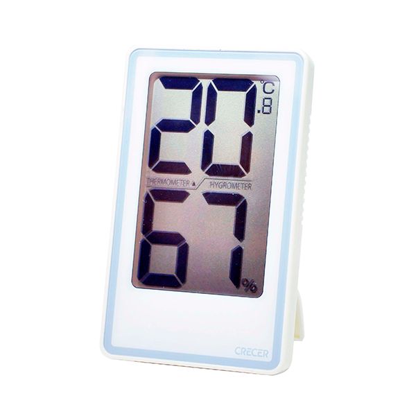 4955286808825 CRECER でか文字デジタル温湿度計 CR−2000W クレセル デカ文字表示のデジタル温湿度計 ..