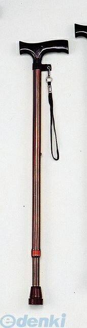 (LINEクーポン有)4536697100038 アルミ製杖 茶　ミキ ブラウン ベーシックタイプ 歩行支援用具 MiKi 伸..