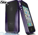 【在庫限り特価】【あす楽対応】iSkin［UNSLVU4-PE］ iSkin ソフトケース Solo VU for iPhone 4/4S Purple UNSLVU4PE