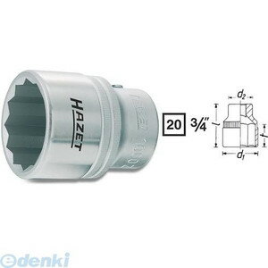 【納期-通常7日以内に発送 在庫切れ時-約2ヶ月 】ハゼット HAZET 1000Z-30 ソケット3／4 1000Z30