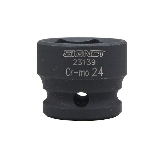 (LINEクーポン有)シグネット SIGNET 23139 1／2DR インパクト用ショートソケット 24MM(4.0)