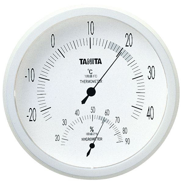 タニタ(TANITA) TT492WH アナログ温湿度計 Nホワイト TT492NWH