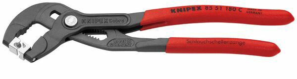 クニペックス KNIPEX 8551-180C ホースクリッププライヤー SB 8551180C