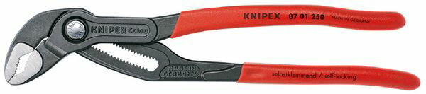 クニペックス KNIPEX 8701-250SB コブラ ウォーターポンププライヤー 8701250SB