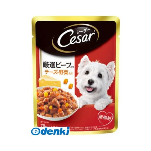 其它 動物食品 - マースジャパンリミテッド CEP10 シーザー ジューシー厳選ビーフ チーズ・彩り野菜入り 70g CEP10