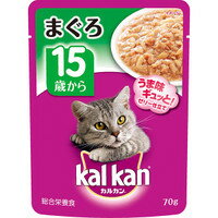 マースジャパンリミテッド KWP52 カルカンパウチ15歳からまぐろ70g ゼリー仕立て キャットフード ネコ ジューシーゼリー仕立て ウェット マースジャパンリミテッドカルカン 15歳まぐろ