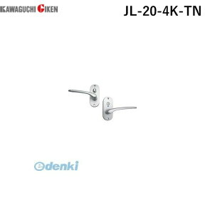 川口技研 JL-20-4K-TN Jレバー　小判座　表示錠　塗装ニッケル　バックセット　50 JL204KTN