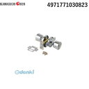 川口技研 4971771030823 ホームシリーズ ホーム内締錠 型 外開き用 寝室個室用 スライドカギ バックセット60 仕上:クロームメッキ
