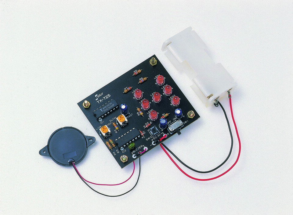 【11/25限定!抽選で最大100%ポイントバック】ELEKIT エレキット TK-725R 電子サイコロ TK725R