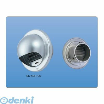 (LINEクーポン有)神栄ホームクリエイト 旧新協和 SK-AGF100 丸型フード付ガラリ　Φ100 SKAGF100