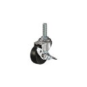 ハンマーキャスター 415EA-R50 E型ねじ式 自在SP付 ゴム車50mm M12X 125-4146【キャンセル不可】 ねじ込み旋回式ゴム車輪 ストッパー...